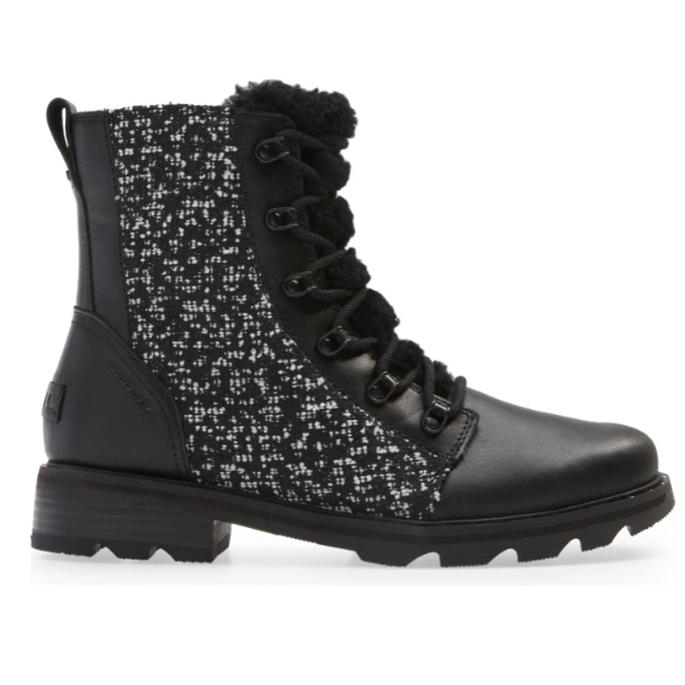 New Sorel Lennox Genuine Shearling Waterproof Lace-Up Boot - Picture 5 of 12